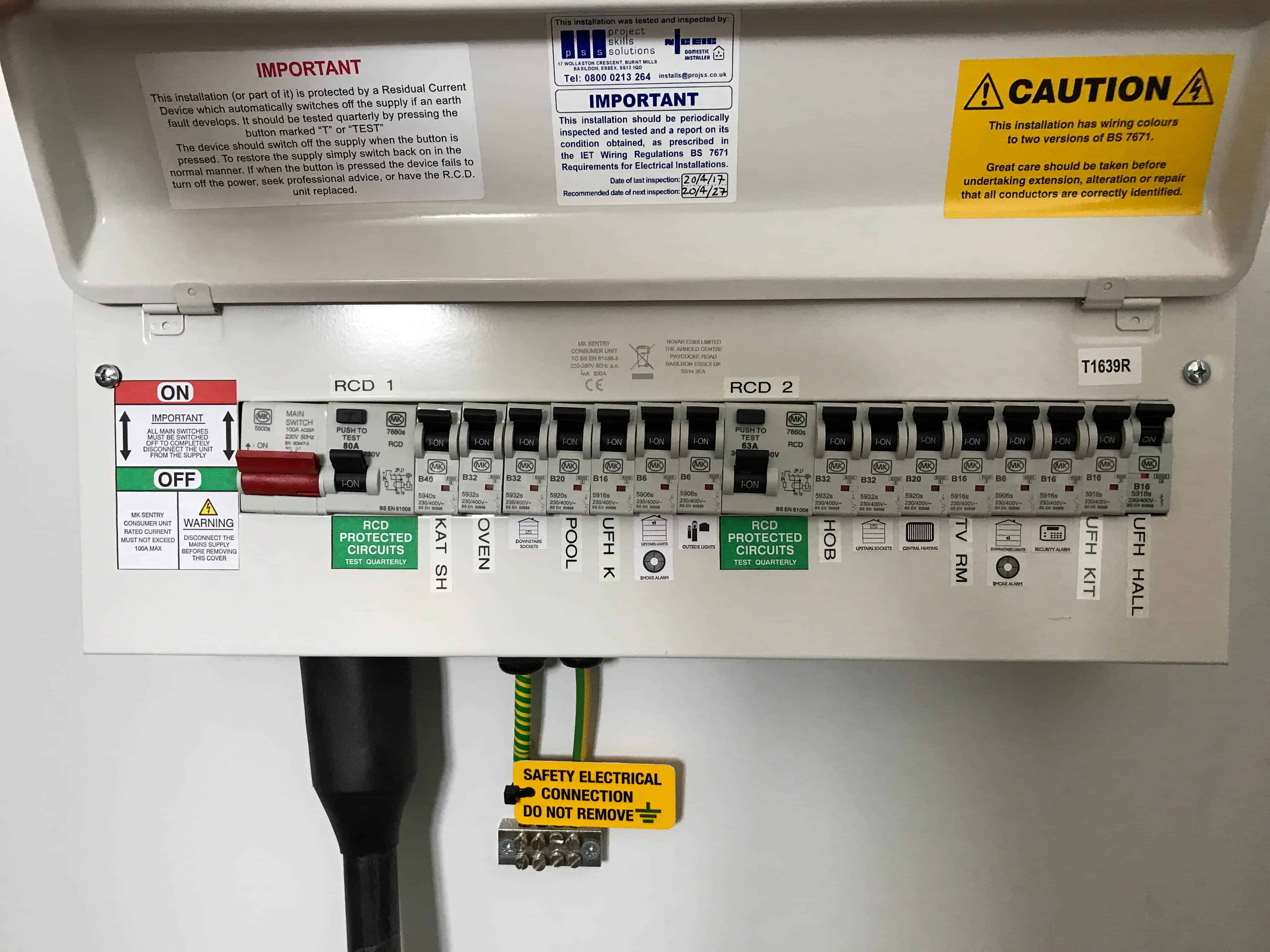 EICR Testing Services Social Housing Contract PSS Installations