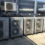 Air conditioning unit installation - School rooftop