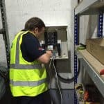 Electrical cabling moves in warehouse in Essex