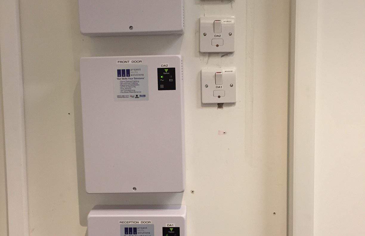 Door access system in London. Door access panels, electrical services.