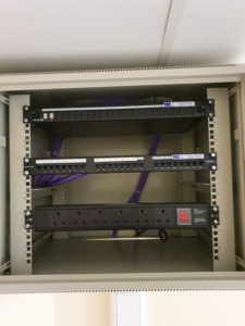 Cat5e Patch Panel installation