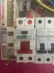 EICR Failure Incorrect polarity stopping RCD working
