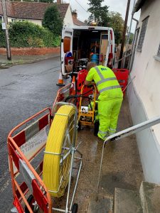 Fibre Optic Subduct Installation