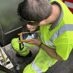 A13 SICE Fibre Repair - PSS Installations Engineer testing