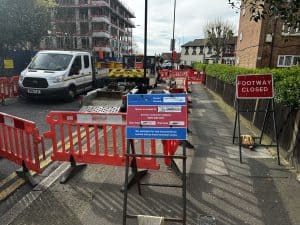 Traffic Management for Fibre cable installation